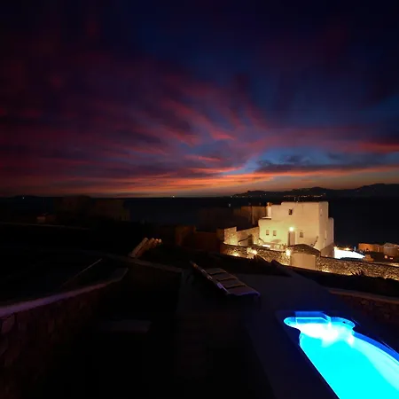 New!! The Mykonian Sunset - 10min From Town Agios Ioannis Diakoftis