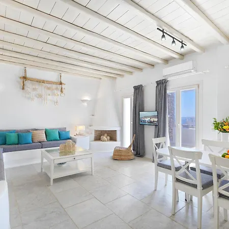 New!! The Mykonian Sunset - 10min From Town Agios Ioannis Diakoftis