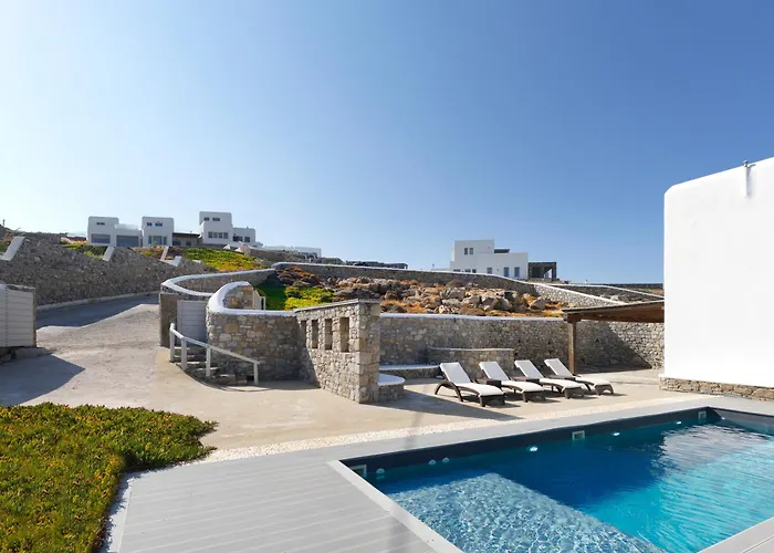 New!! The Mykonian Sunset - 10min From Town 빌라