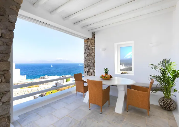 New!! The Mykonian Sunset - 10min From Town Villa *