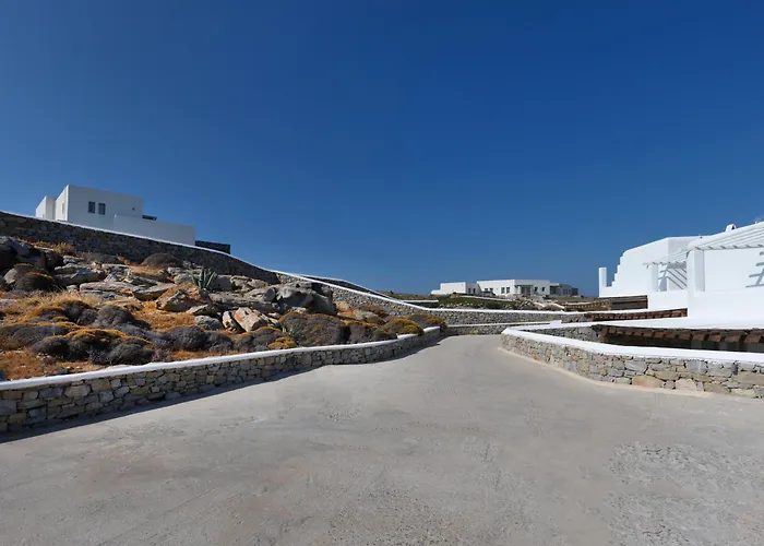 빌라 New!! The Mykonian Sunset - 10min From Town