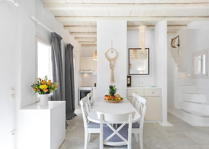 New!! The Mykonian Sunset - 10min From Town Villa *