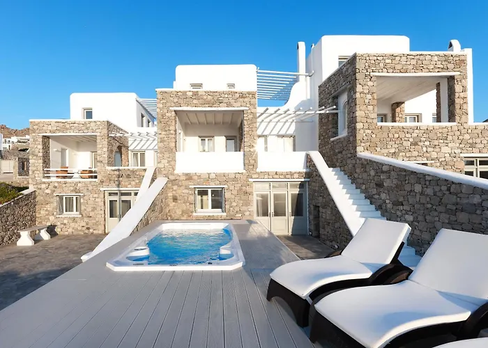 New!! The Mykonian Sunset - 10min From Town 빌라