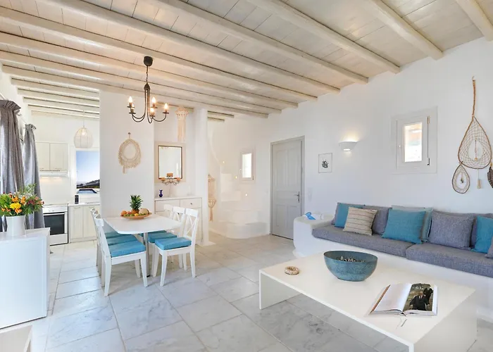 New!! The Mykonian Sunset - 10min From Town 빌라 *