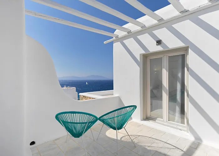 New!! The Mykonian Sunset - 10min From Town Villa *