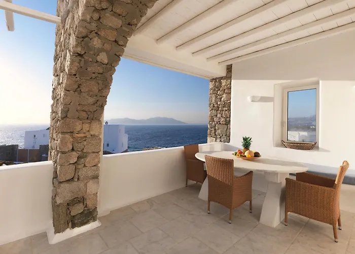 빌라 New!! The Mykonian Sunset - 10min From Town *