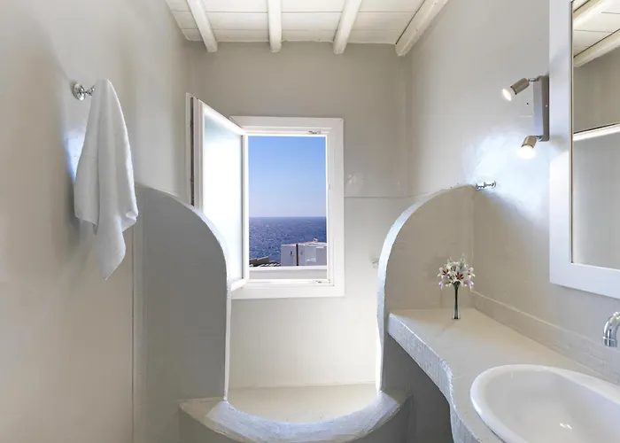 ヴィラ New!! The Mykonian Sunset - 10min From Town Agios Ioannis Diakoftis